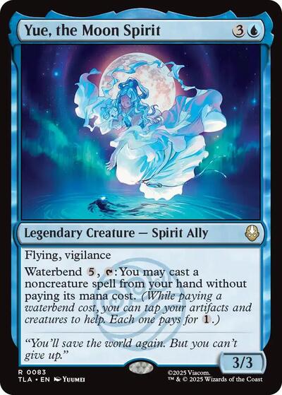 Yue the Moon Spirit TLA #83 (Near Mint Rare) Magic: The Gathering: Avatar: The Last Airbender