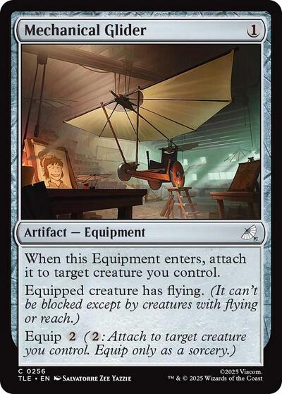 Mechanical Glider TLE #256 (Near Mint Common) Magic: The Gathering: Avatar: The Last Airbender: Eternal-Legal