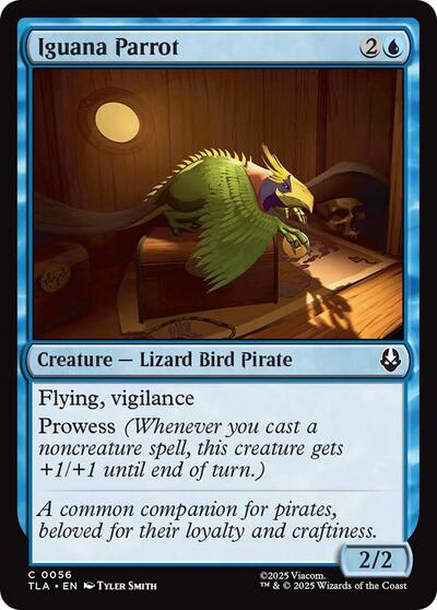 Iguana Parrot TLA #56 (Near Mint Common) Magic: The Gathering: Avatar: The Last Airbender