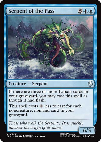 Serpent of the Pass TLA #70 (Near Mint Uncommon) Magic: The Gathering: Avatar: The Last Airbender