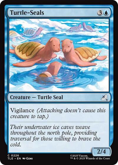 Turtle Seals TLE #226 (Near Mint Common) Magic: The Gathering: Avatar: The Last Airbender: Eternal-Legal