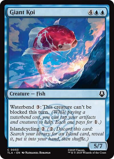 Giant Koi TLA #53 (Near Mint Common) Magic: The Gathering: Avatar: The Last Airbender