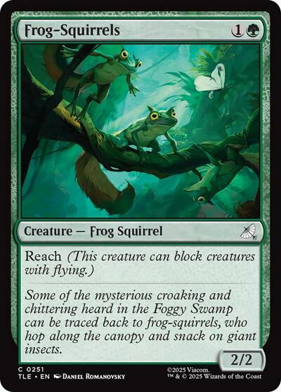 Frog Squirrels TLE #251 (Near Mint Common) Magic: The Gathering: Avatar: The Last Airbender: Eternal-Legal