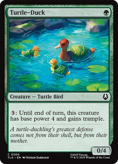 Turtle Duck TLA #200 (Near Mint Common) Magic: The Gathering: Avatar: The Last Airbender