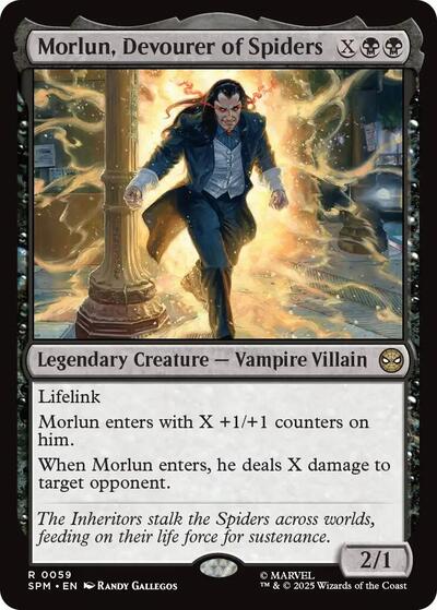 Morlun, Devourer of Spiders Foil SPM #59 (Near Mint Rare) Magic: The Gathering: Marvel's Spider-Man