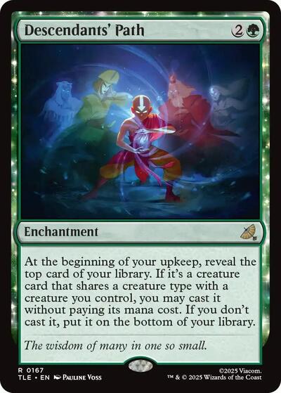 Descendants Path TLE #167 (Near Mint Rare) Magic: The Gathering: Avatar: The Last Airbender: Eternal-Legal