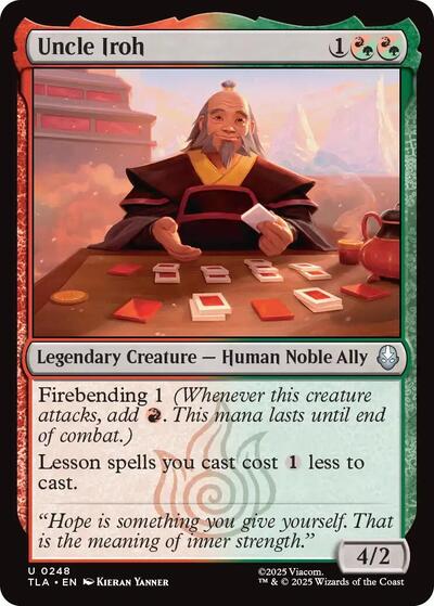 Uncle Iroh TLA #248 (Near Mint Uncommon) Magic: The Gathering: Avatar: The Last Airbender