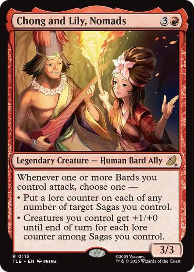 Chong and Lily Nomads TLE #113 (Near Mint Rare) Magic: The Gathering: Avatar: The Last Airbender: Eternal-Legal