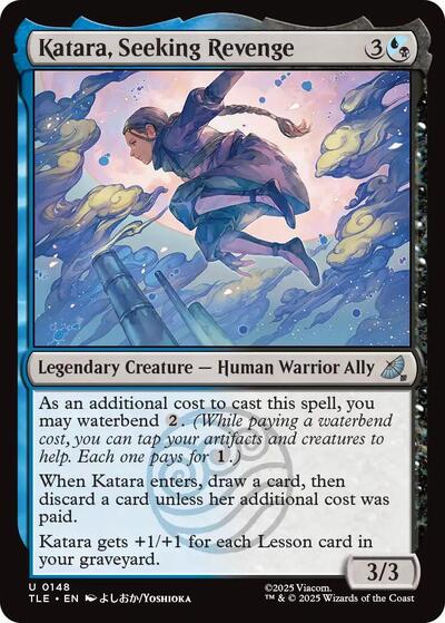 Katara Seeking Revenge TLE #148 (Near Mint Uncommon) Magic: The Gathering: Avatar: The Last Airbender: Eternal-Legal