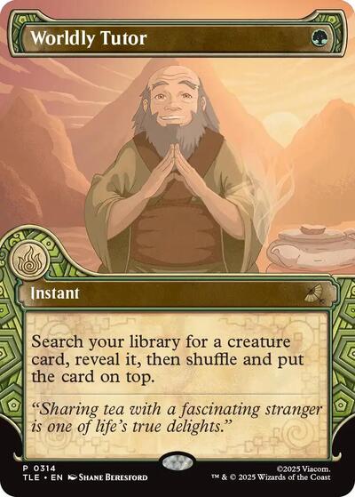 Worldly Tutor Showcase TLE #314 (Near Mint P) Magic: The Gathering: Avatar: The Last Airbender: Eternal-Legal