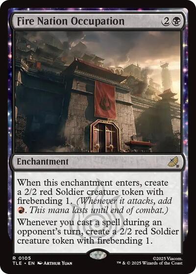 Fire Nation Occupation TLE #105 (Near Mint Rare) Magic: The Gathering: Avatar: The Last Airbender: Eternal-Legal