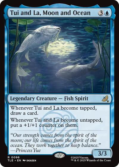 Tui and La Moon and Ocean TLE #96 (Near Mint Rare) Magic: The Gathering: Avatar: The Last Airbender: Eternal-Legal