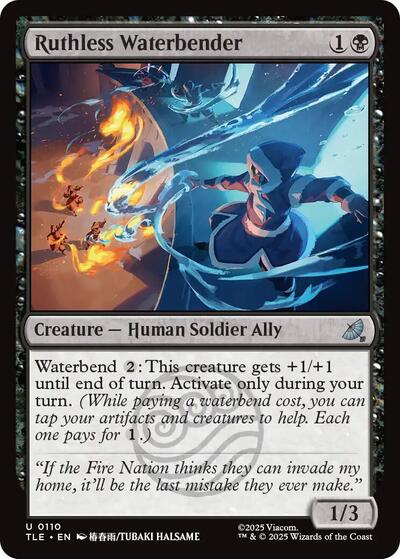 Ruthless Waterbender TLE #110 (Near Mint Uncommon) Magic: The Gathering: Avatar: The Last Airbender: Eternal-Legal