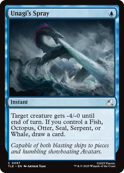 Unagis Spray TLE #97 (Near Mint Common) Magic: The Gathering: Avatar: The Last Airbender: Eternal-Legal