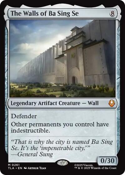 The Walls of Ba Sing Se TLA #261 (Near Mint Mythic Rare) Magic: The Gathering: Avatar: The Last Airbender