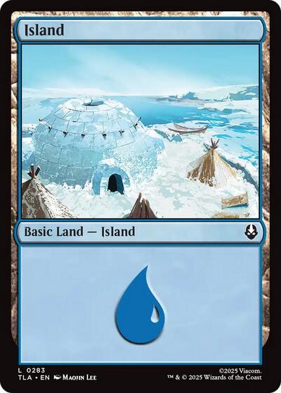 Island 0283 TLA #283 (Near Mint Land) Magic: The Gathering: Avatar: The Last Airbender