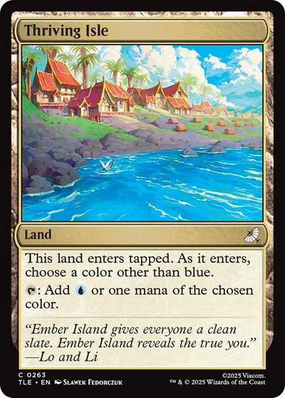 Thriving Isle TLE #263 (Near Mint Common) Magic: The Gathering: Avatar: The Last Airbender: Eternal-Legal