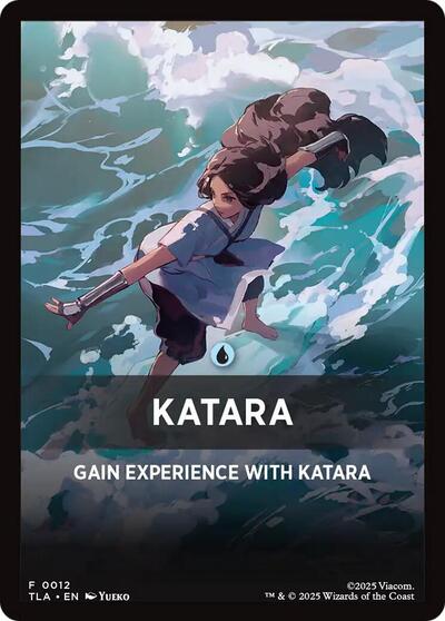 Katara Theme Card TLA #12 (Near Mint T) Magic: The Gathering: Avatar: The Last Airbender