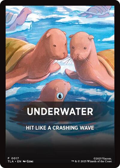 Underwater Theme Card TLA #17 (Near Mint T) Magic: The Gathering: Avatar: The Last Airbender