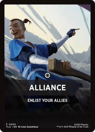 Alliance Theme Card TLA #3 (Near Mint T) Magic: The Gathering: Avatar: The Last Airbender