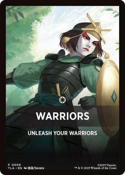 Warriors Theme Card TLA #9 (Near Mint T) Magic: The Gathering: Avatar: The Last Airbender