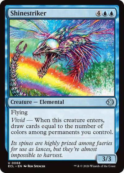 Shinestriker ECL #68 (Near Mint Uncommon) Magic: The Gathering: Lorwyn Eclipsed