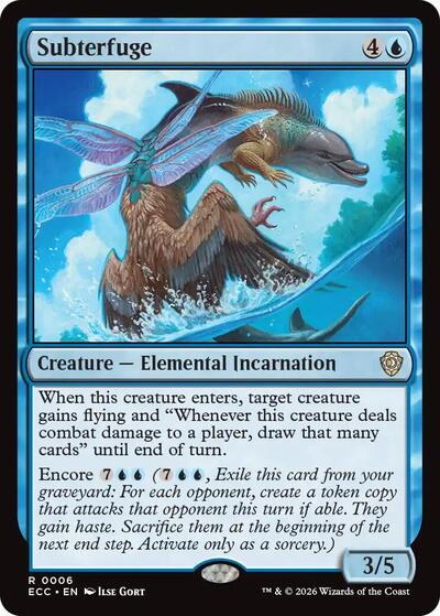 Subterfuge ECC #6 (Near Mint Rare) Magic: The Gathering: Commander: Lorwyn Eclipsed