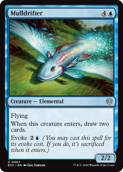 Mulldrifter ECC #67 (Near Mint Uncommon) Magic: The Gathering: Commander: Lorwyn Eclipsed
