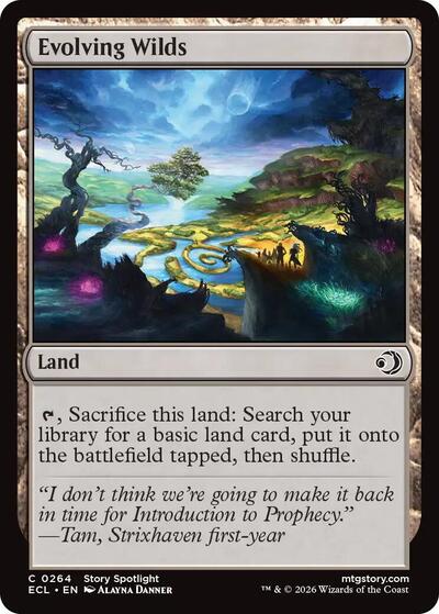 Evolving Wilds ECL #264 (Near Mint Common) Magic: The Gathering: Lorwyn Eclipsed