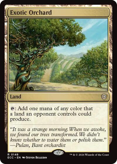 Exotic Orchard ECC #148 (Near Mint Rare) Magic: The Gathering: Commander: Lorwyn Eclipsed