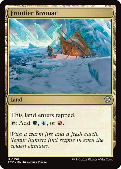 Frontier Bivouac ECC #150 (Near Mint Uncommon) Magic: The Gathering: Commander: Lorwyn Eclipsed