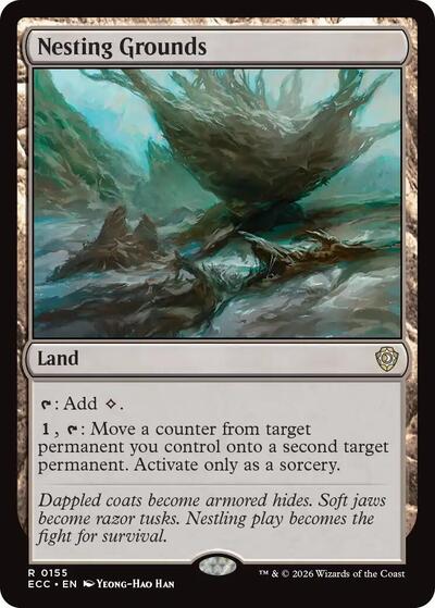 Nesting Grounds Commander: Lorwyn Eclipsed ECC #155 (Rare) Magic: The Gathering: