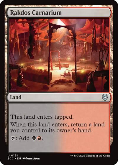 Rakdos Carnarium ECC #161 (Near Mint Uncommon) Magic: The Gathering: Commander: Lorwyn Eclipsed