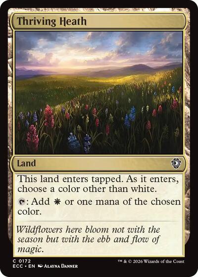 Thriving Heath ECC #172 (Near Mint Common) Magic: The Gathering: Commander: Lorwyn Eclipsed