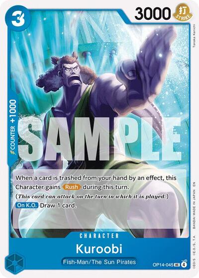 Kuroobi OP14 #OP14-045 (Near Mint Uncommon) One Piece Card Game: The Azure Sea's Seven