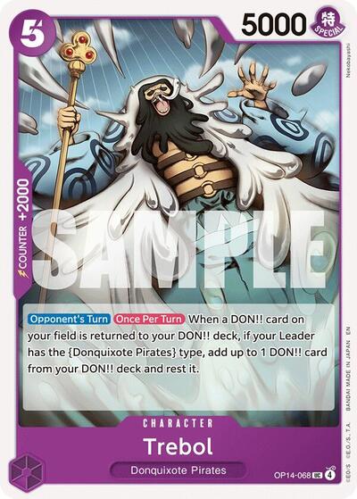 Trebol OP14 #OP14-068 (Near Mint Uncommon) One Piece Card Game: The Azure Sea's Seven