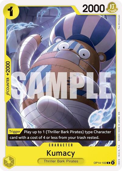 Kumacy OP14 #OP14-102 (Near Mint Common) One Piece Card Game: The Azure Sea's Seven