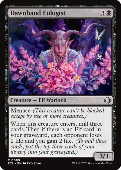 Dawnhand Eulogist Lorwyn Eclipsed ECL #99 (Common) Magic: The Gathering: