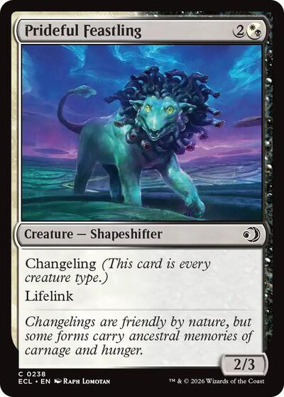 Prideful Feastling ECL #238 (Near Mint Common) Magic: The Gathering: Lorwyn Eclipsed