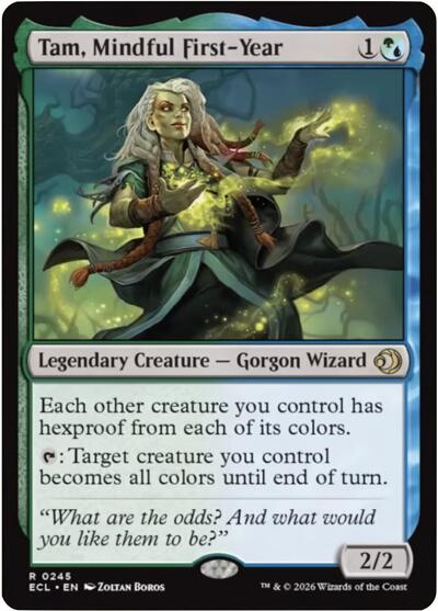 Tam Mindful First Year ECL #245 (Near Mint Rare) Magic: The Gathering: Lorwyn Eclipsed