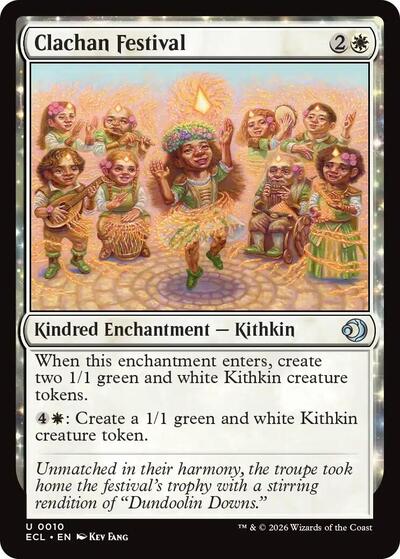 Clachan Festival ECL #10 (Near Mint Uncommon) Magic: The Gathering: Lorwyn Eclipsed