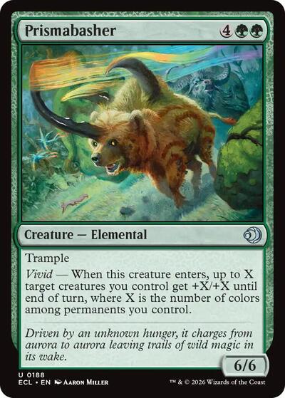 Prismabasher ECL #188 (Near Mint Uncommon) Magic: The Gathering: Lorwyn Eclipsed