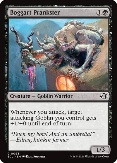 Boggart Prankster ECL #93 (Near Mint Common) Magic: The Gathering: Lorwyn Eclipsed