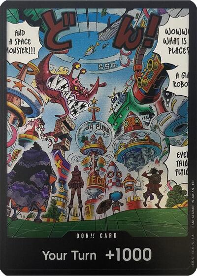 DON Card Egghead Foil OP14 (Near Mint DON!!) One Piece Card Game: The Azure Sea's Seven