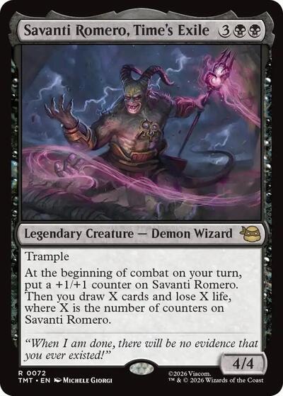 Savanti Romero Times Exile TMT #72 (Near Mint Rare) Magic: The Gathering: Teenage Mutant Ninja Turtles