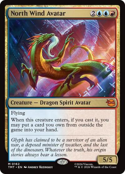 North Wind Avatar TMT #162 (Near Mint Mythic Rare) Magic: The Gathering: Teenage Mutant Ninja Turtles