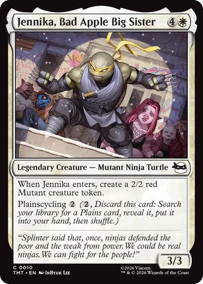 Jennika Bad Apple Big Sister TMT #10 (Near Mint Common) Magic: The Gathering: Teenage Mutant Ninja Turtles