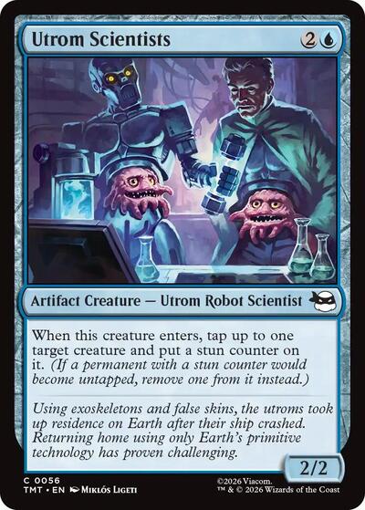 Utrom Scientists TMT #56 (Near Mint Common) Magic: The Gathering: Teenage Mutant Ninja Turtles