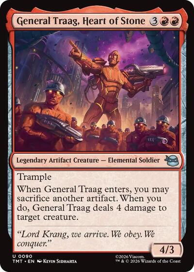General Traag Heart of Stone TMT #90 (Near Mint Uncommon) Magic: The Gathering: Teenage Mutant Ninja Turtles
