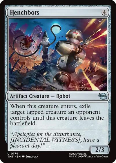 Henchbots TMT #174 (Near Mint Uncommon) Magic: The Gathering: Teenage Mutant Ninja Turtles